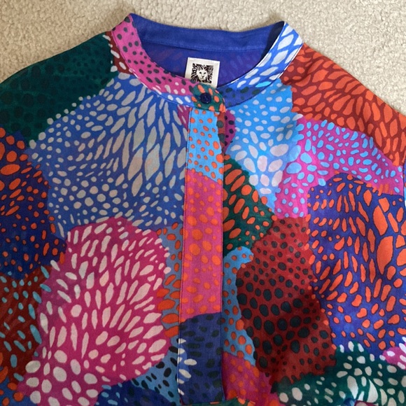 Like NEW Anne Klein tunic top - Picture 2 of 6